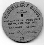 Bookmakers Badge
