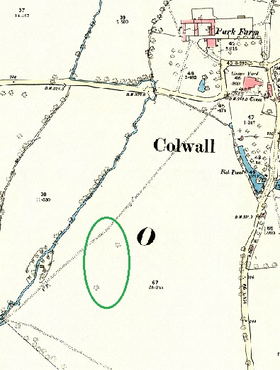 1885 Map Colwall Oaks